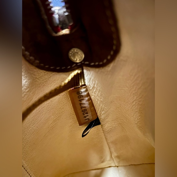 Dooney Bourke Toscana Florentine somed satchel, ESPRESSO, comes with dust bag - Picture 6 of 10